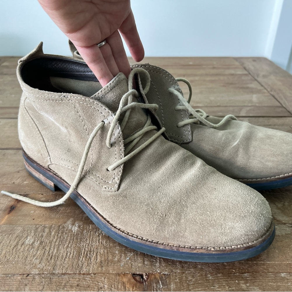Cole haan suede chukka boots